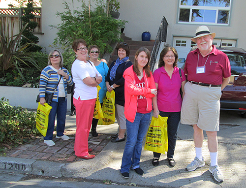 Visitors on the 2013 Martinez Historic Home Tour